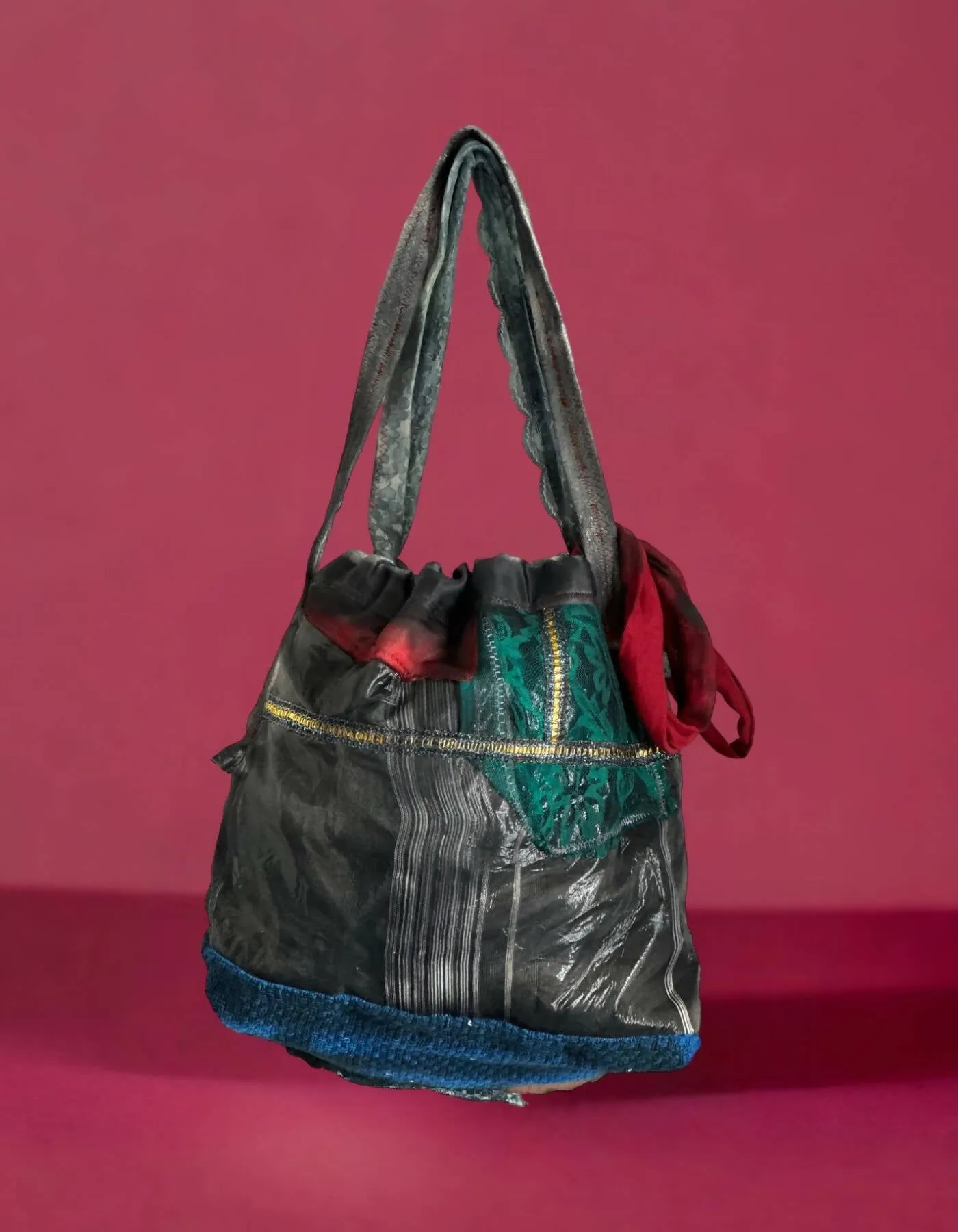 Leather Bucket Bag