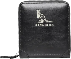 Leather Wallets for Men with RFID Blocking Multi Card Slot Separate ID Card window… (black2002)