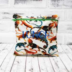 Lizards Personalized Reusable Food Bag