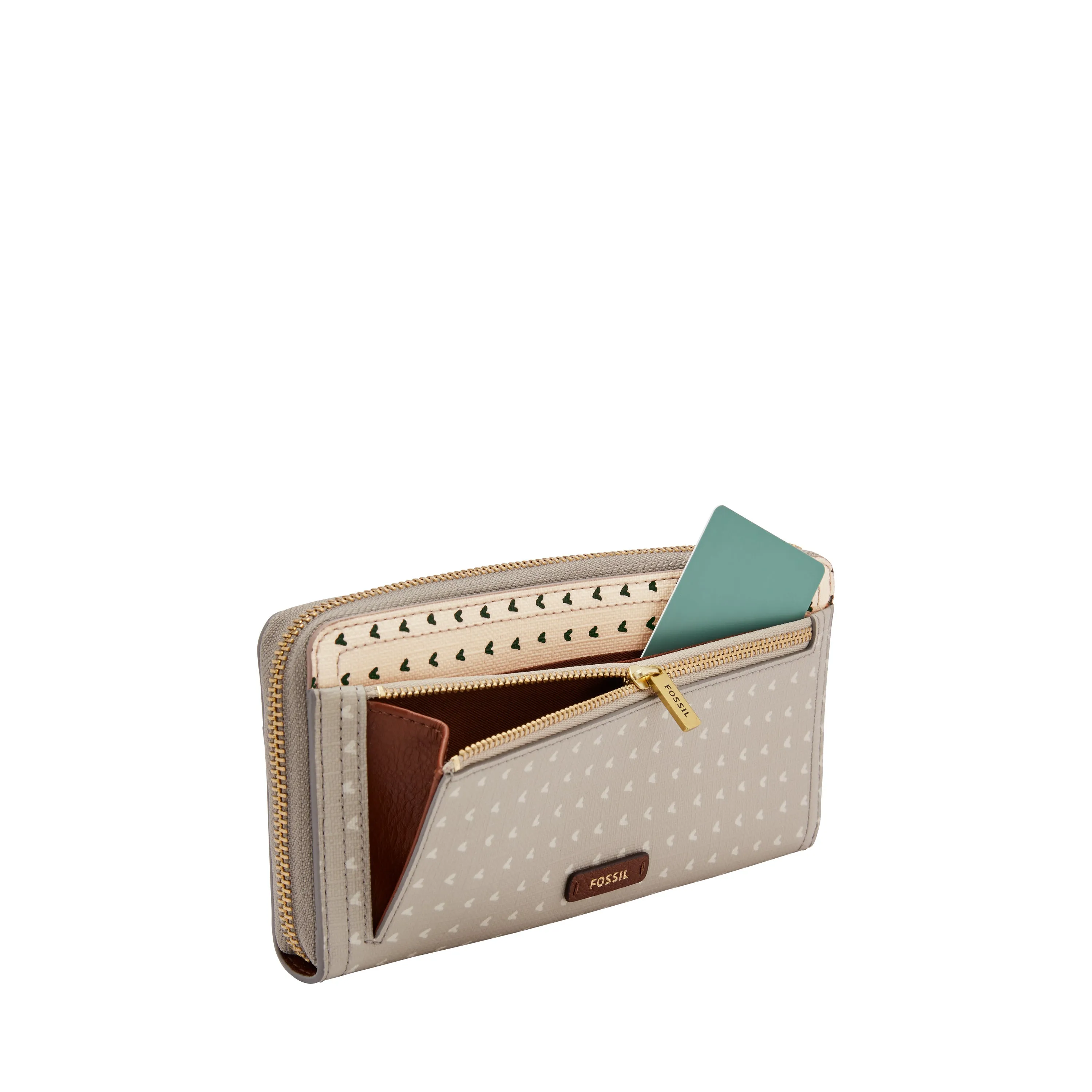 Logan RFID Zip Around Clutch