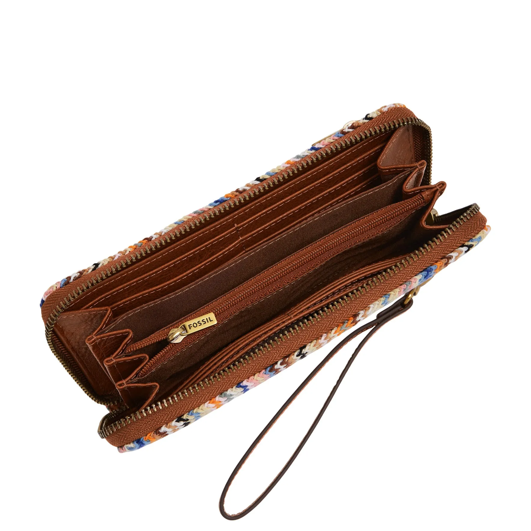 Logan RFID Zip Around Clutch
