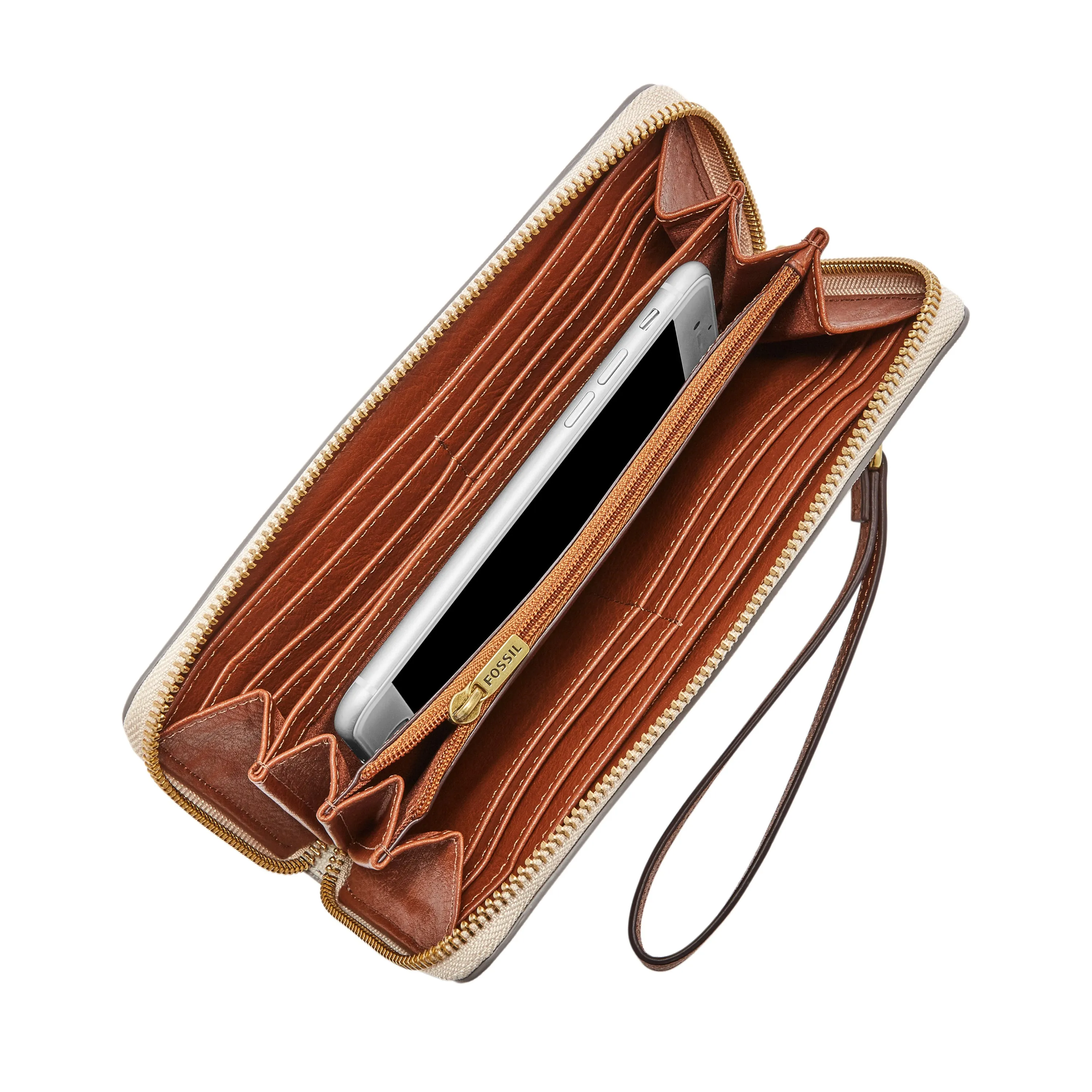 Logan RFID Zip Around Clutch