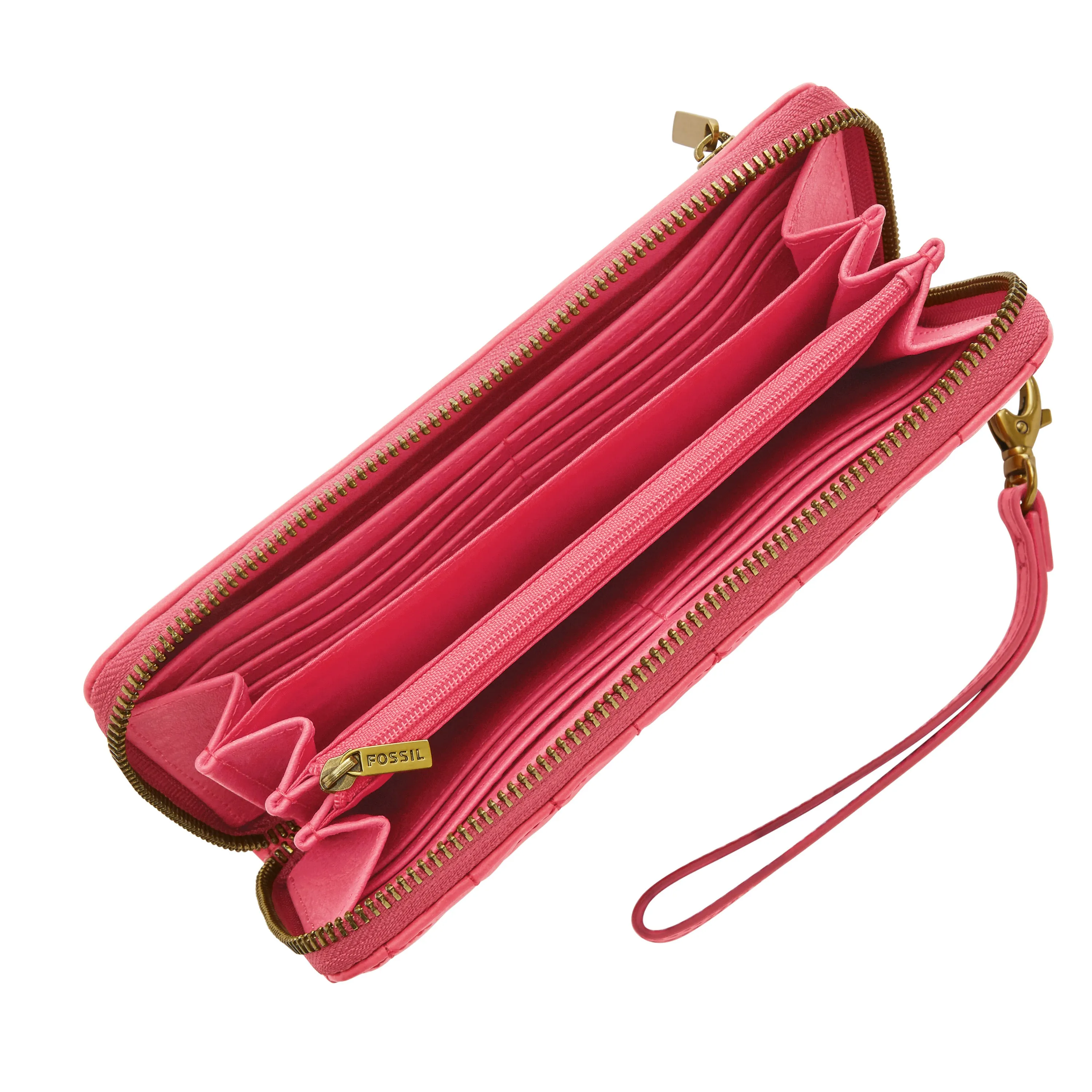 Logan RFID Zip Around Clutch