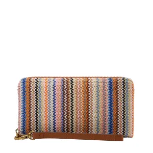 Logan RFID Zip Around Clutch