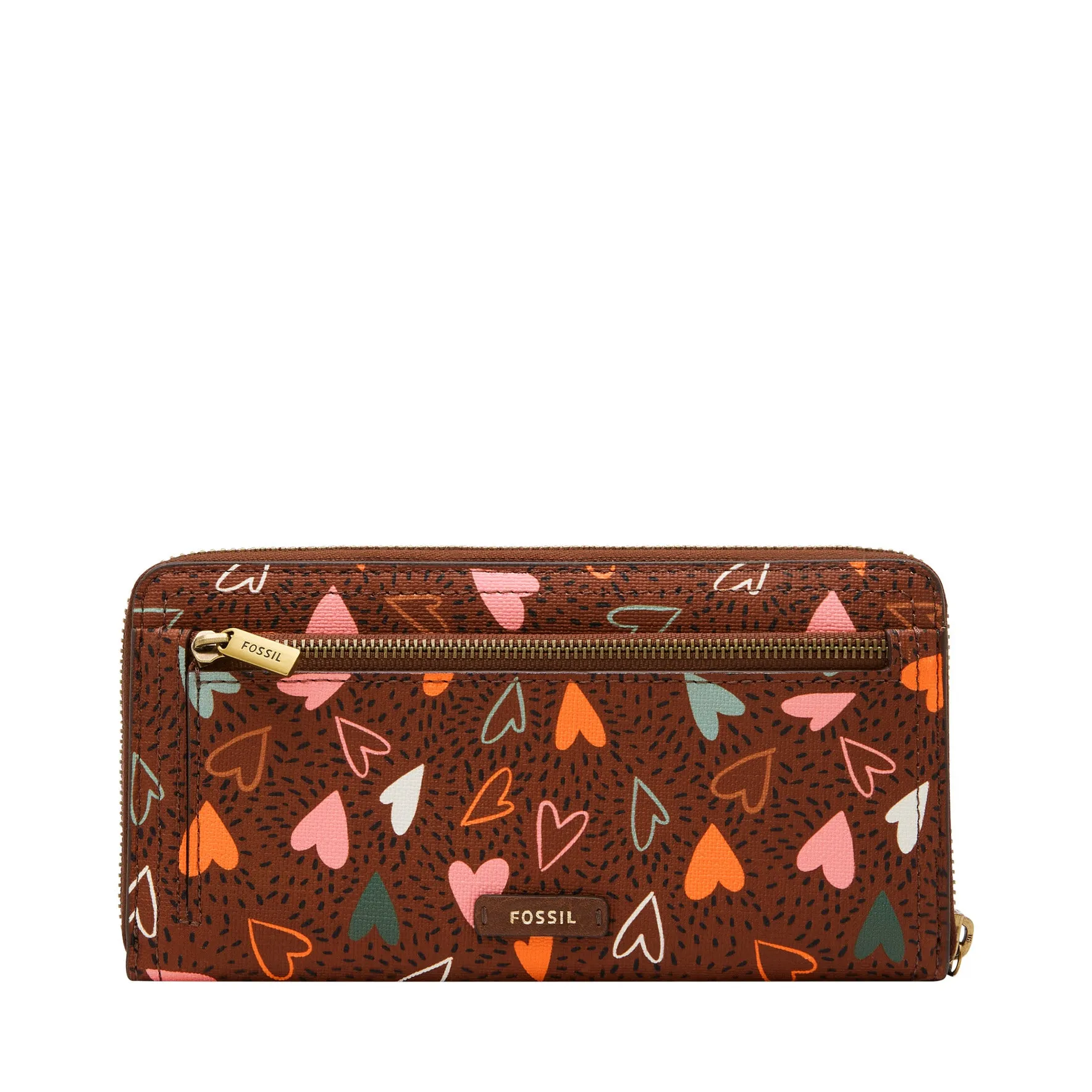 Logan Zip Clutch celebrating Valentine's Day