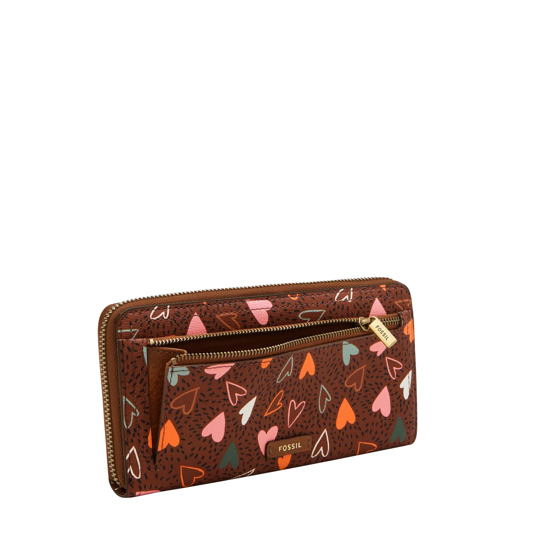 Logan Zip Clutch celebrating Valentine's Day