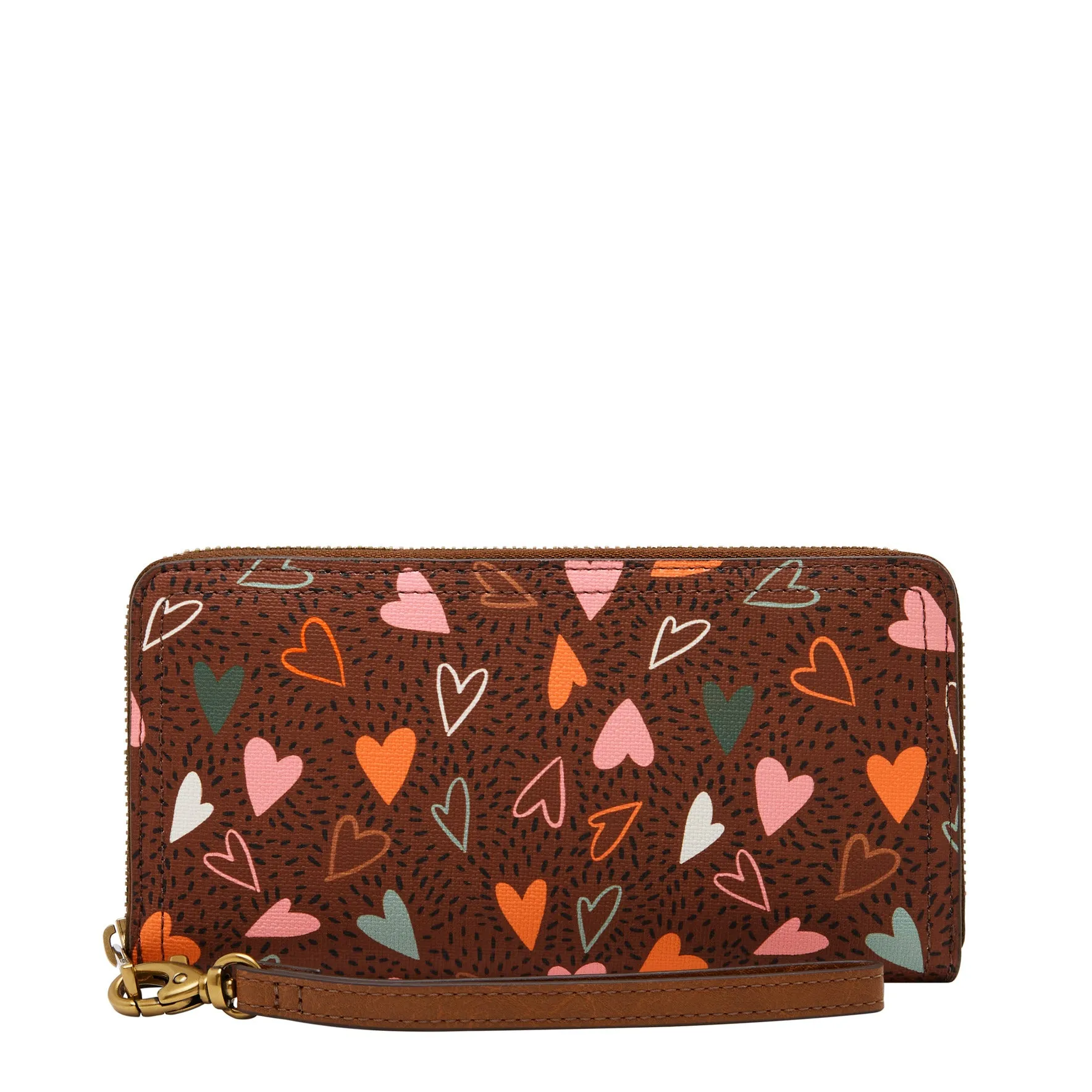 Logan Zip Clutch celebrating Valentine's Day