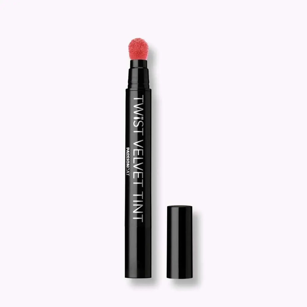 Long Lasting Lip Stain for Lips and Cheek Tint | High Pigment Color | lightweight Matte Finish | Weightless | Full Coverage | Twist Velvet Tint #6 (No.6)