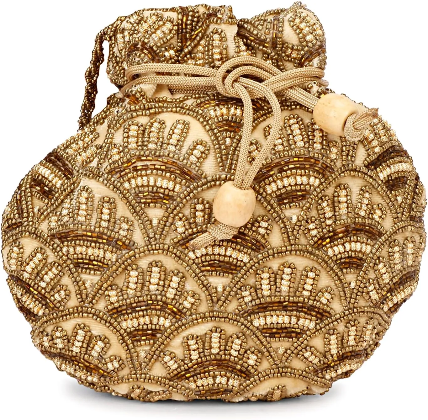 LONGING TO BUY Indian Sequence pearl embrodiered Potli Bag For Women, Wedding Purse/Jewelry Purse for Women