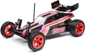 Losi RC Car 1/16 Mini JRX2 Brushed 2 Wheel Drive Buggy RTR Includes Everything Needed to Run Black LOS01020T3