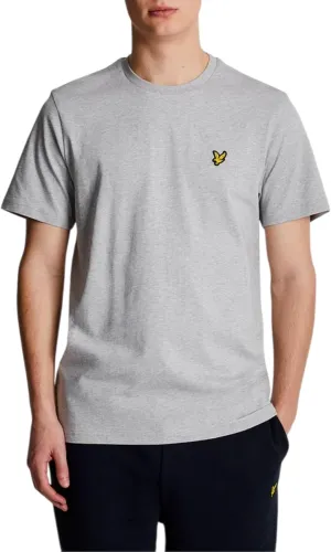 Lyle & Scott Men's Organic Cotton Plain T-Shirt, Grey, L
