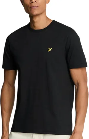 Lyle & Scott Men's Plain T-Shirt, Black, M