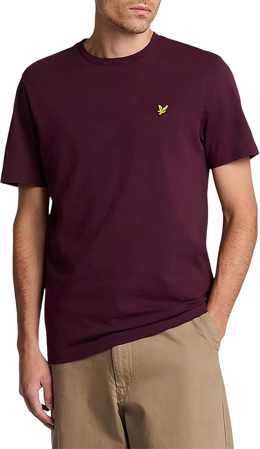 Lyle & Scott Men's Plain T-Shirt, Red, XXL