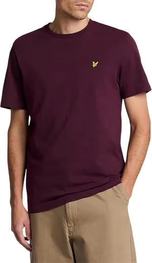 Lyle & Scott Men's Plain T-Shirt, Red, XXL