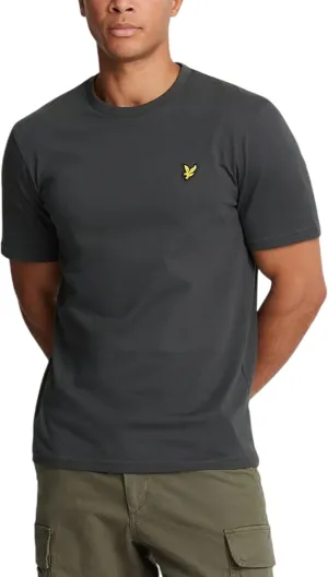 Lyle & Scott Mens Plain T-Shirt (S) (Gunmetal)
