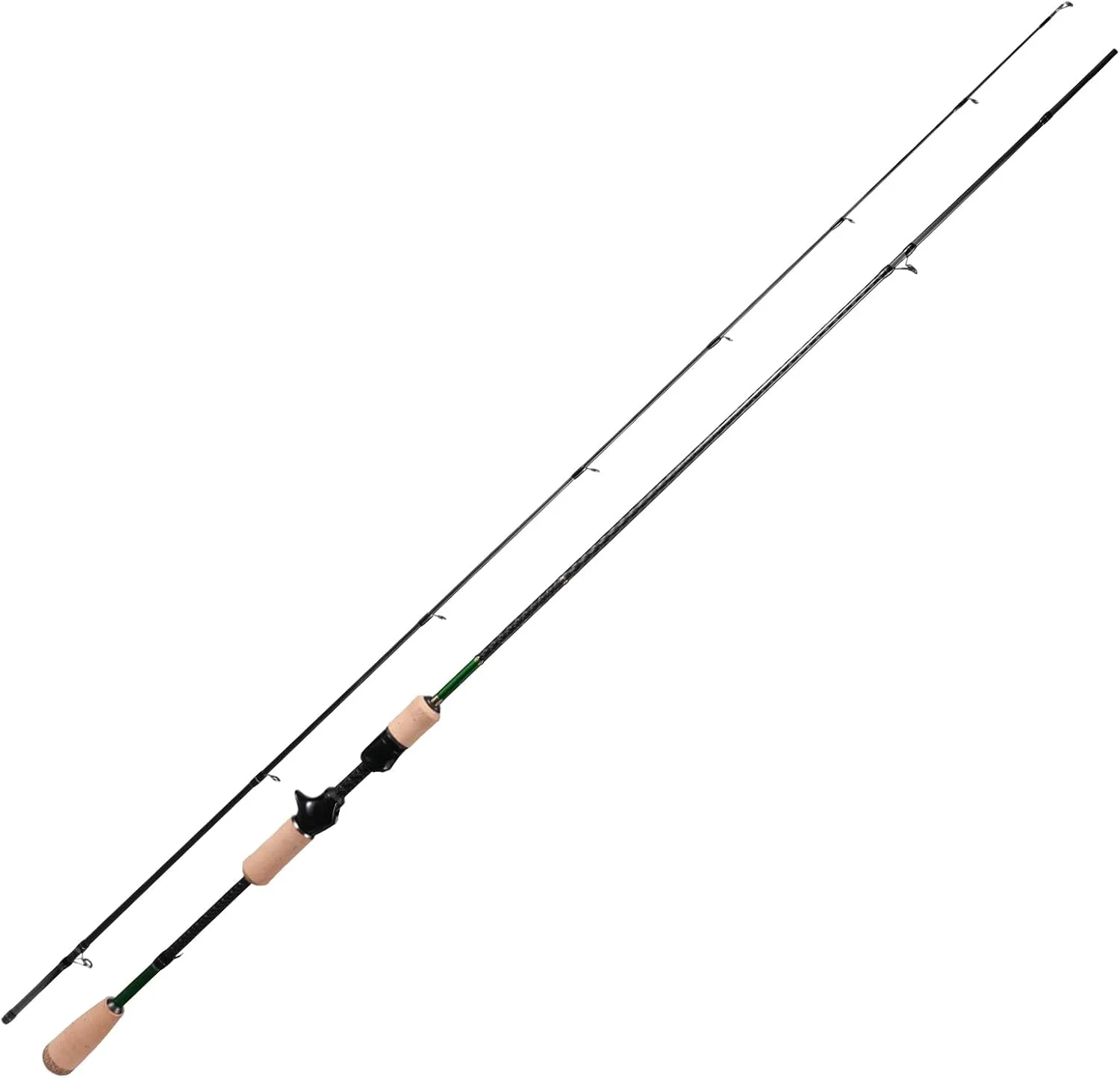 M1 Trout BFS Fishing Rod for Freshwater, 30T High Carbon Fiber Spinning Rod and Casting Rod, Ultralight to Light Power Fast Action Fishing Rod Seaguide RA Guides, 2A Cork Handle