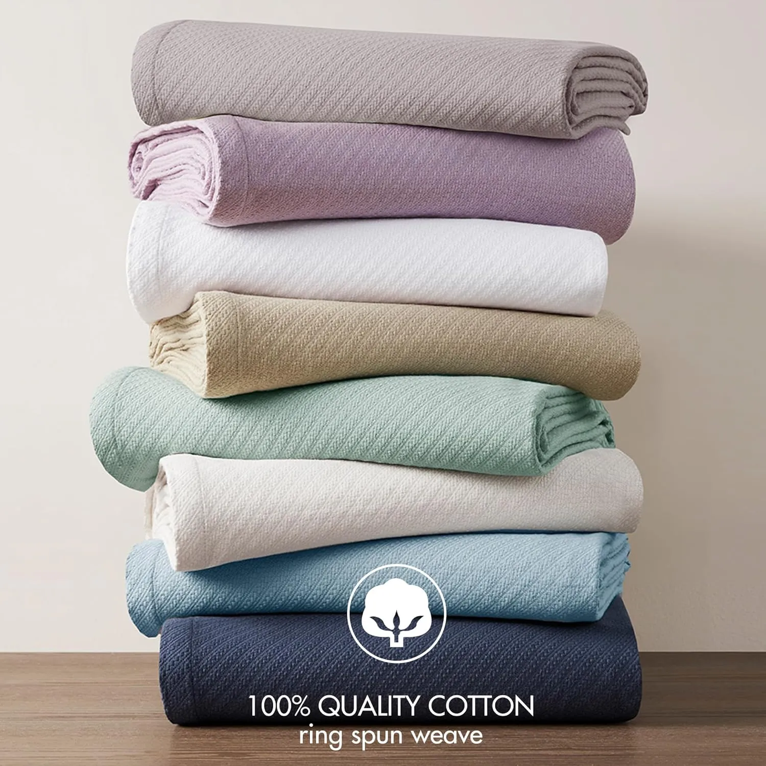 Madison Park Liquid Cotton Luxury Blanket Premium Soft Cozy 100% Ring Spun Cotton For Bed , Couch or Sofa, King, Gray