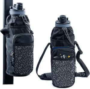 Magnetic Gym Bag Bottle Holder - Phone Holder - Bottle Sling Bag Essentials, Gym Gifts for Men and Women