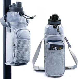 Magnetic Gym Bag Bottle Holder - Phone Holder - Bottle Sling Bag Essentials, Gym Gifts for Men and Women