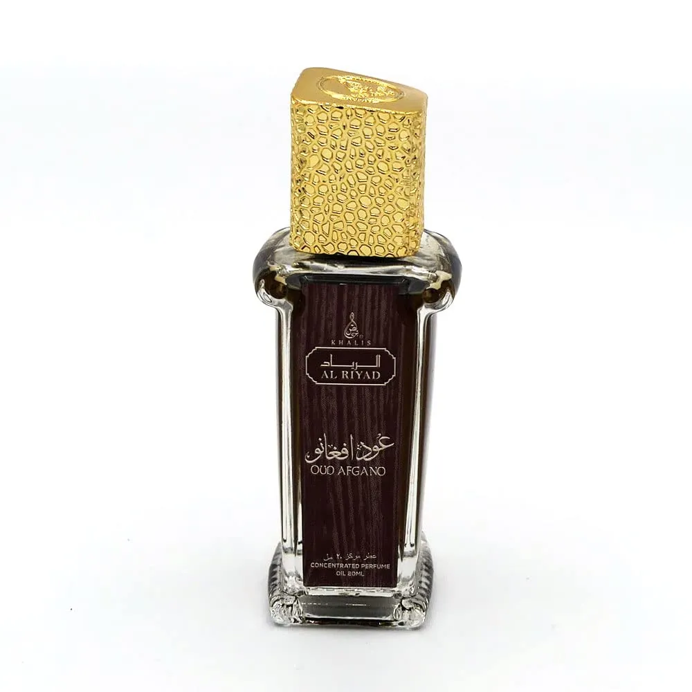 Maison d'Orient OUD AFGANO 20 mL Roll On Body Oil, Alcohol-Free Mini Travel Essentials Arabian Fragrances. AL RIYAD Roll On Cologne For Men