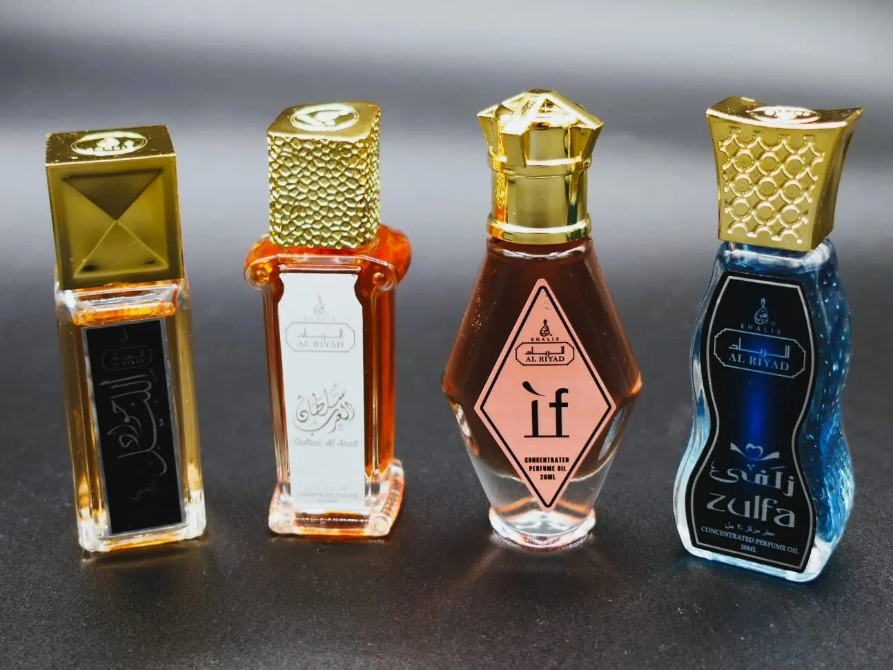 Maison d'Orient OUD AFGANO 20 mL Roll On Body Oil, Alcohol-Free Mini Travel Essentials Arabian Fragrances. AL RIYAD Roll On Cologne For Men