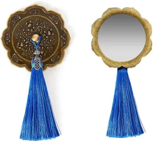 Makeup Mirror Portable Handheld Makeup Mirror Chinese Style Retro Makeup Mirror Ladies Portable High Definition Makeup Mirror Beauty Mirror