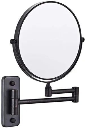 Makeup Mirror Vanity Mirror Wall Mount Makeup Mirror,Beauty Mirror Vanity Mirrors Folding Telescopic Magnification Double-Sided for Hotel Bathroom Cosmetic Mirror