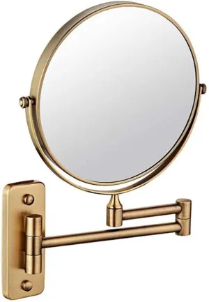 Makeup Mirror Vanity Mirror Wall Mount Makeup Mirror,Beauty Mirror Vanity Mirrors Folding Telescopic Magnification Double-Sided for Hotel Bathroom Cosmetic Mirror(A,5X)