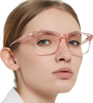 MARE AZZURO Blue Light Blocking Glasses for Women, Square Nerd Gaming Glasses for Computer, Anti Glare, UV400 Filter