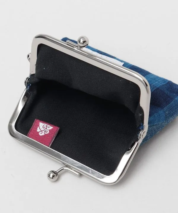 Matsusaka Momen Cotton Miito Woven Fabric x Ibara Denim GAMAGUCHI Purse