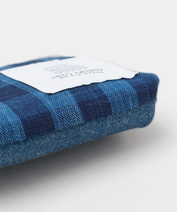 Matsusaka Momen Cotton Miito Woven Fabric x Ibara Denim GAMAGUCHI Purse