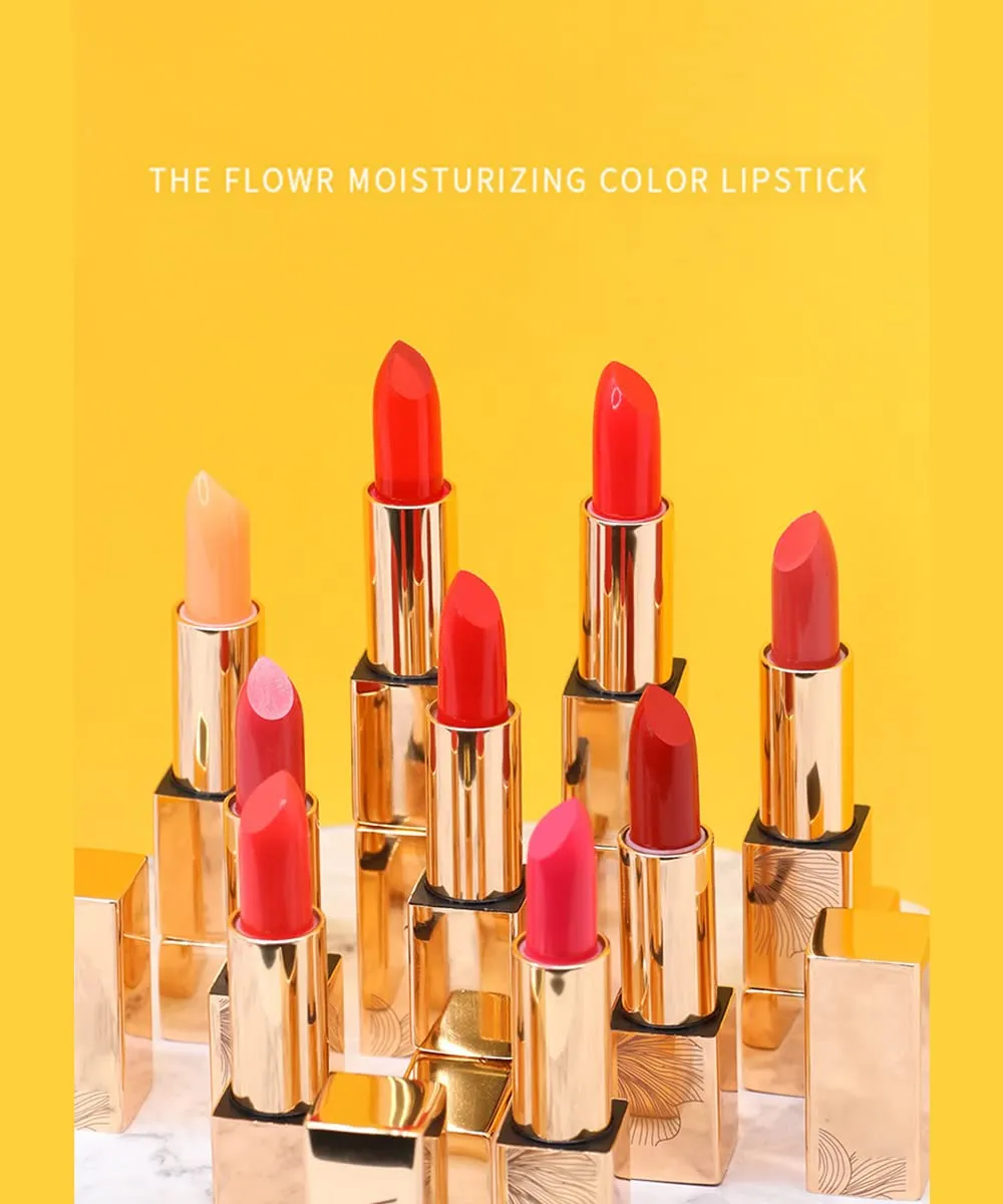 Matte Liquid Lipstick, 9 Colos Ladies Matte Liquid Lipstick Long Lasting Waterproof Velvet Red Lipstick Lip Gloss Set Pigmented Lip Makeup for Girls and Women Gift (03#)
