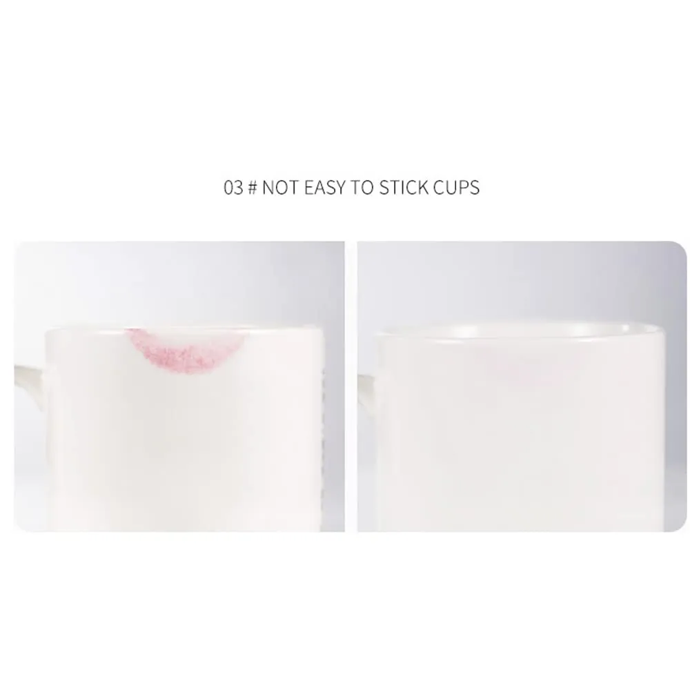 Matte Liquid Lipstick, 9 Colos Ladies Matte Liquid Lipstick Long Lasting Waterproof Velvet Red Lipstick Lip Gloss Set Pigmented Lip Makeup for Girls and Women Gift (03#)
