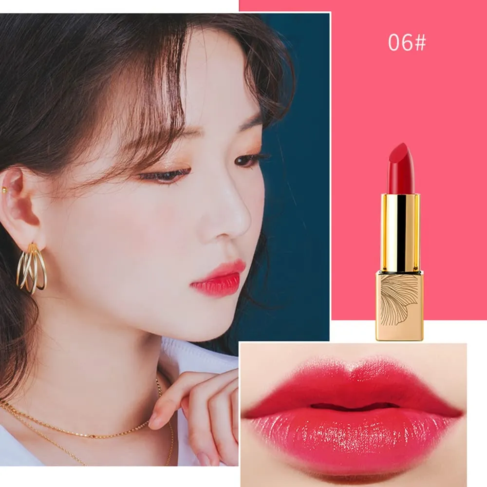 Matte Liquid Lipstick, 9 Colos Ladies Matte Liquid Lipstick Long Lasting Waterproof Velvet Red Lipstick Lip Gloss Set Pigmented Lip Makeup for Girls and Women Gift (06#)