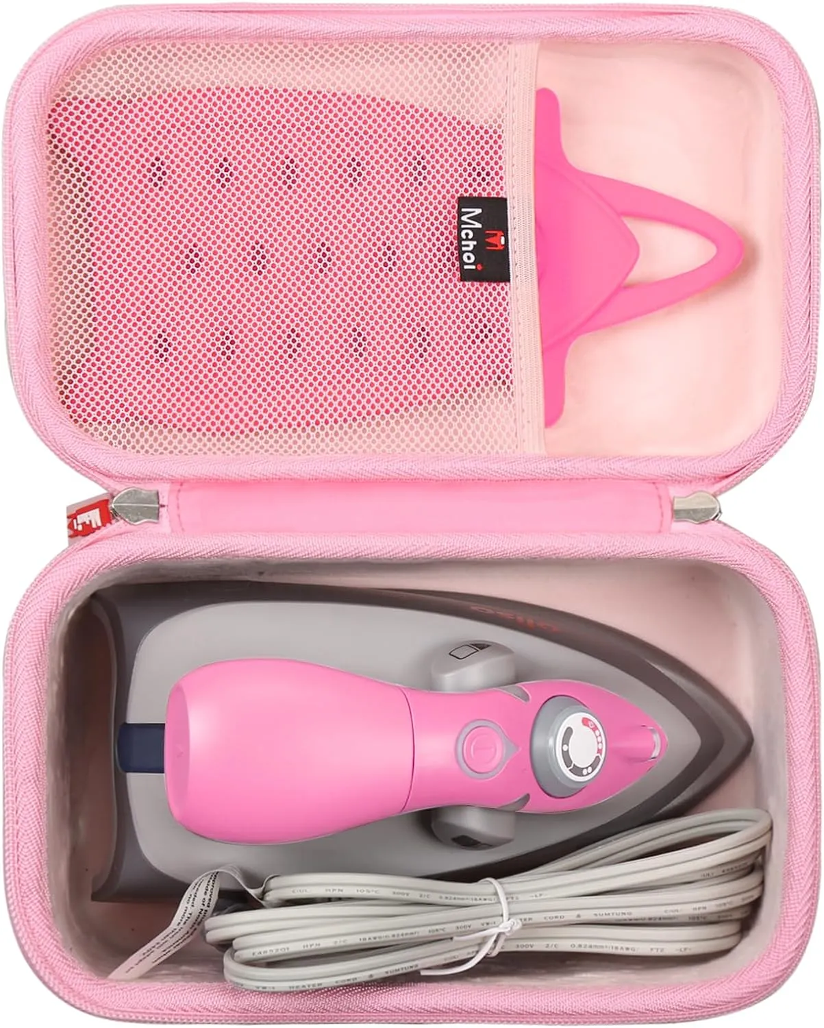 Mchoi Hard Case Suitable for Oliso M2 Pro Mini Project Iron (Pink)