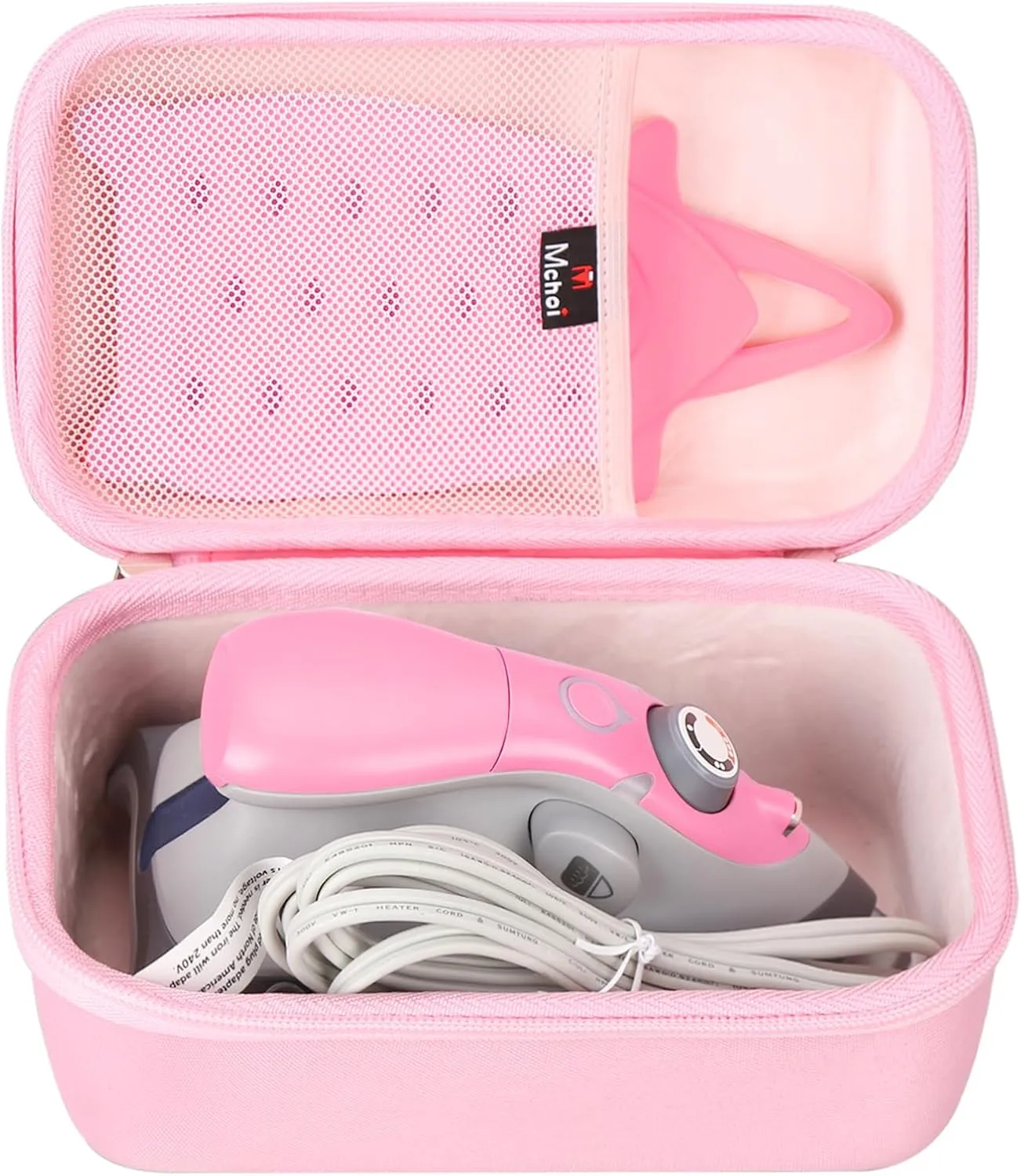 Mchoi Hard Case Suitable for Oliso M2 Pro Mini Project Iron (Pink)