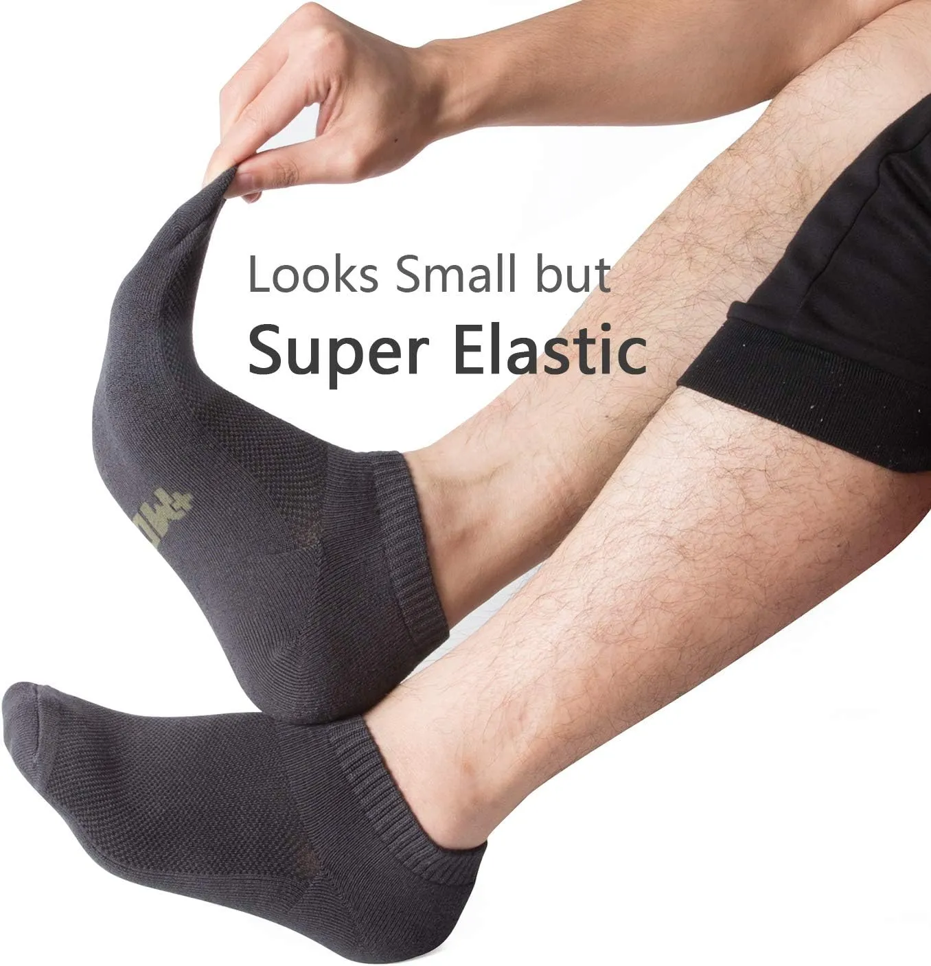  MD 6 Pairs Low Cut Socks for Mens/Womens, Liner Cushion Wicking Smell Control, Athletic Running Sports Casual Socks