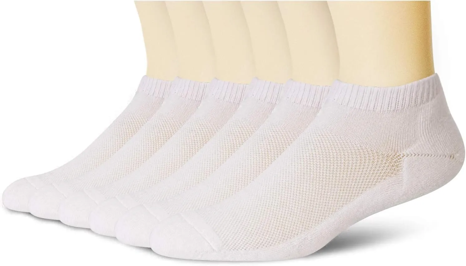  MD 6 Pairs Low Cut Socks for Mens/Womens, Liner Cushion Wicking Smell Control, Athletic Running Sports Casual Socks