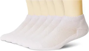  MD 6 Pairs Low Cut Socks for Mens/Womens, Liner Cushion Wicking Smell Control, Athletic Running Sports Casual Socks