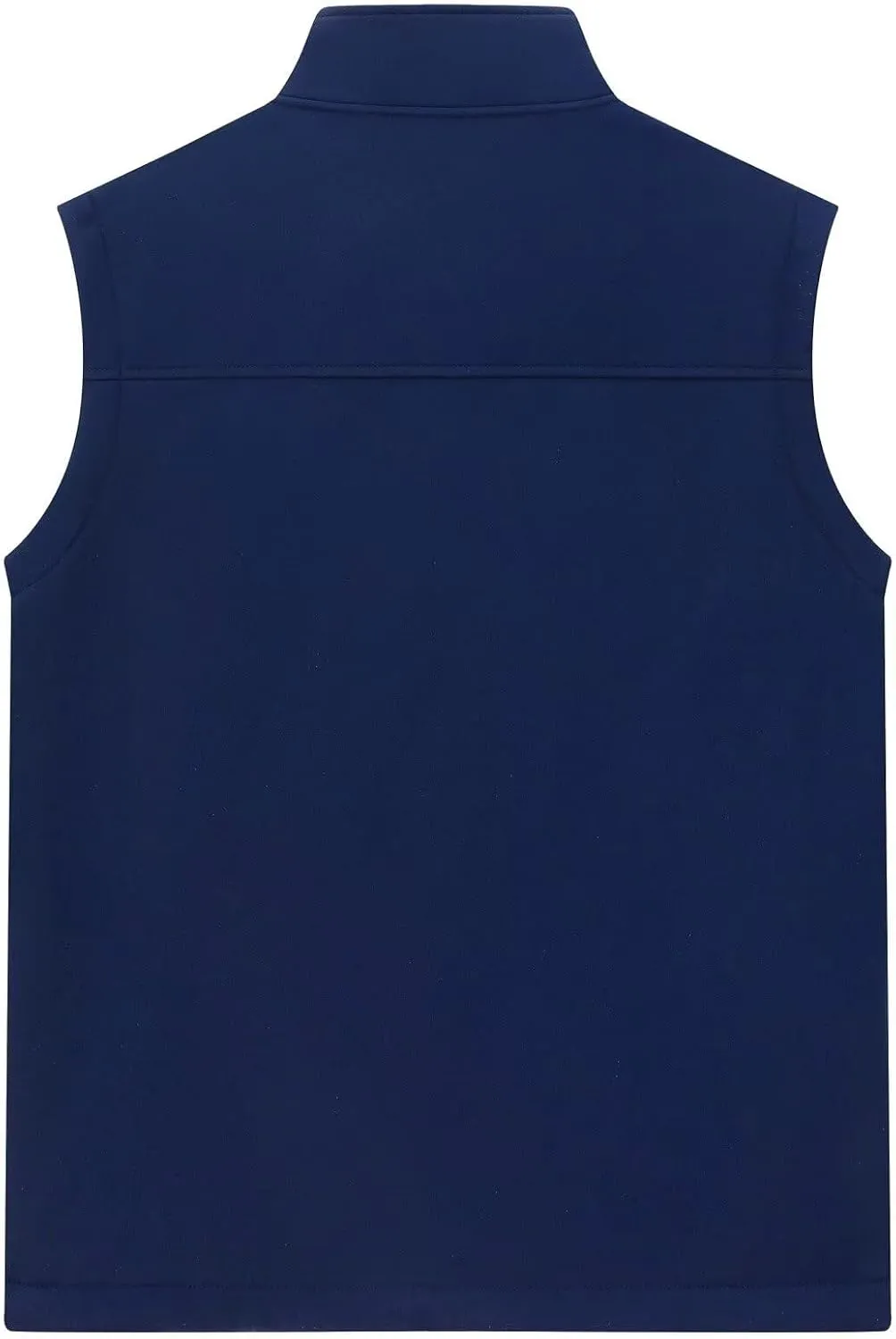 Men's Lightweight Softshell Vest Outerwear Windproof Puffer Sleeveless Jacket for Golf Running
