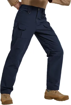 Men's Quick Dry Cargo Pants Water Resistant Tactical Pants Lightweight Stretch Outdoor Work Hiking Pants