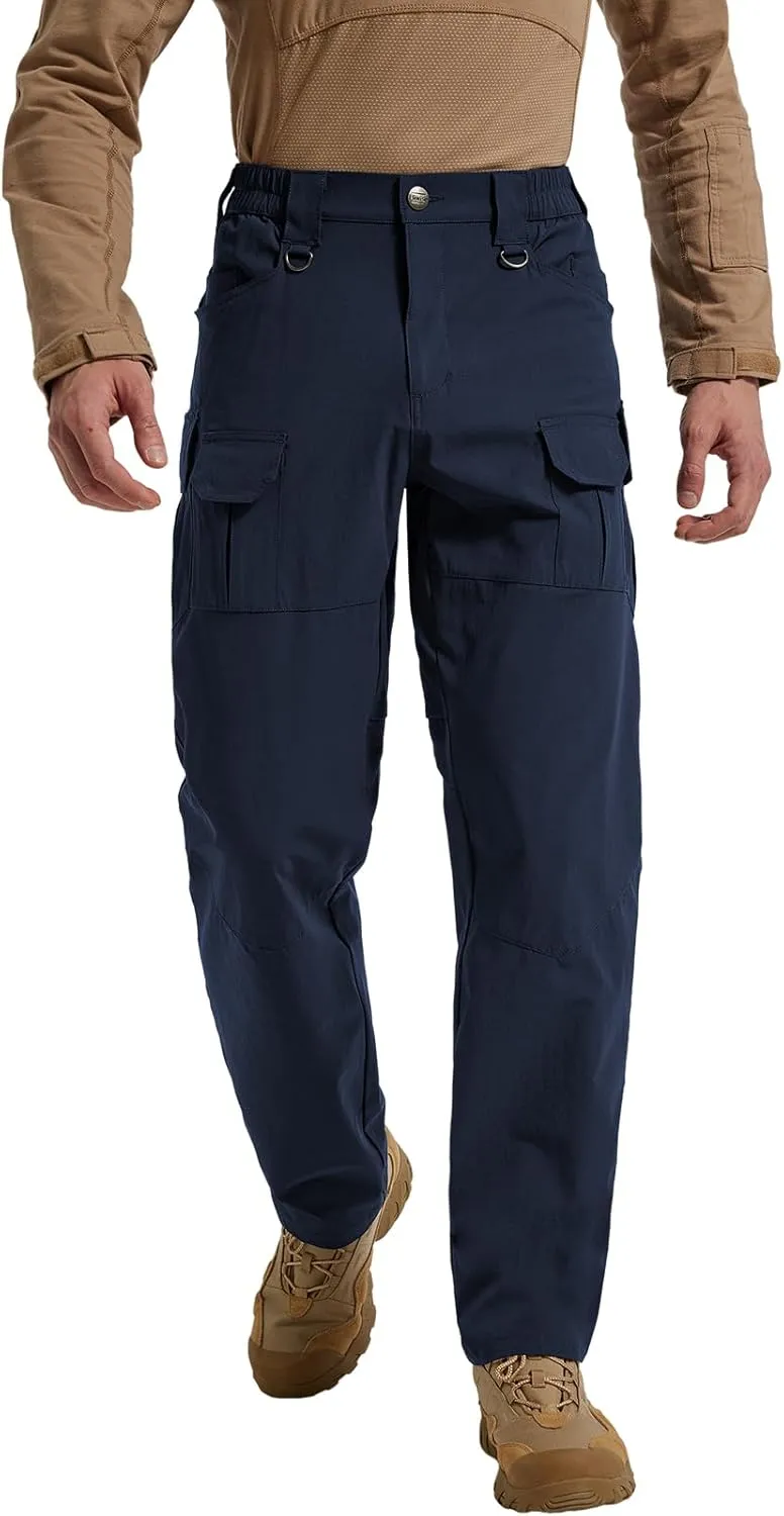 Men's Quick Dry Cargo Pants Water Resistant Tactical Pants Lightweight Stretch Outdoor Work Hiking Pants