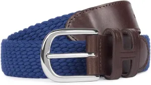 Men's Woven Parachute Cord Belt Blue XL