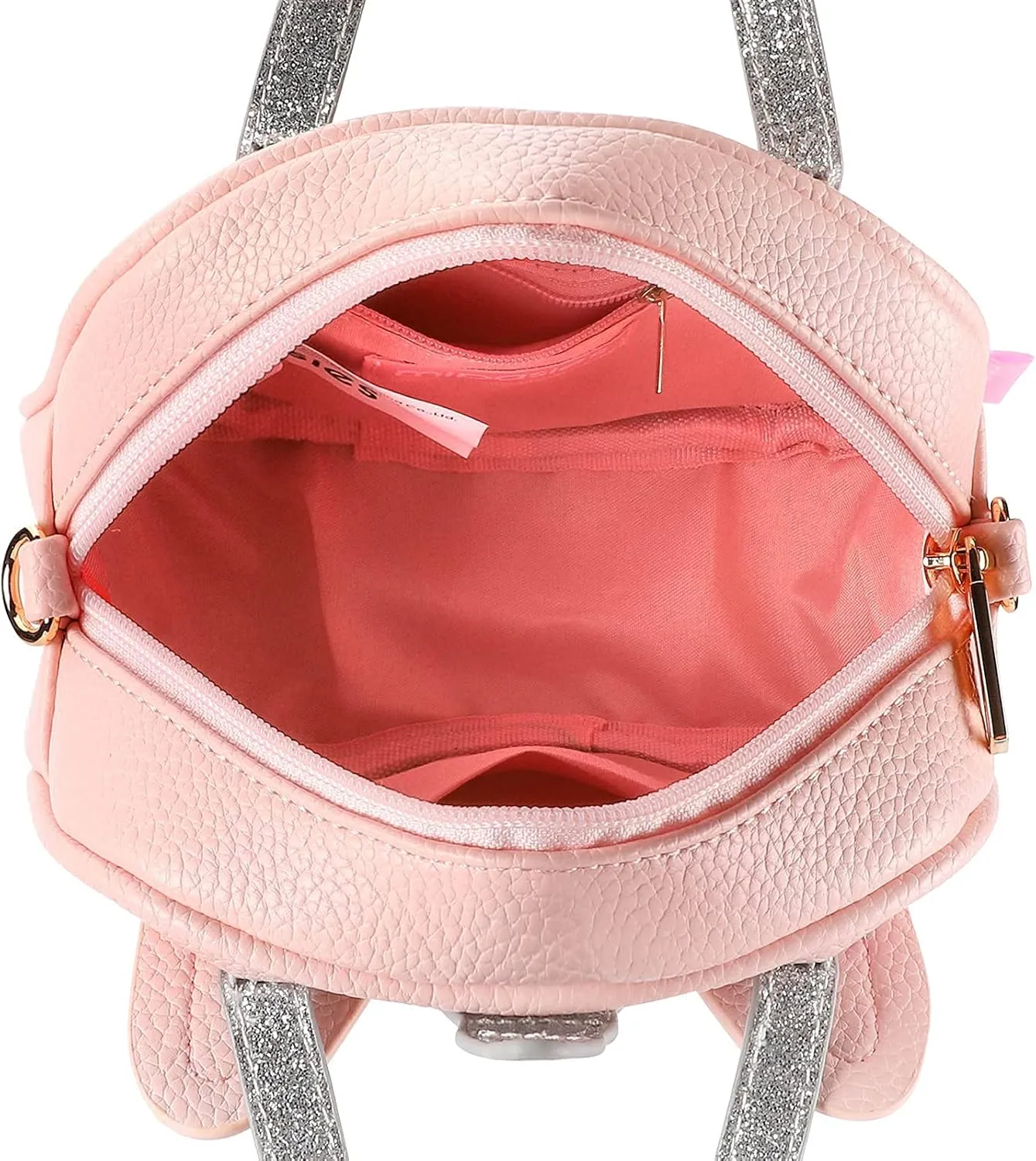 mibasies Toddler Purse for Little Girls Handbags Kids Age 3-8 Unicorn Pink purse