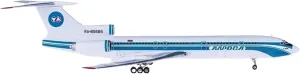 Mini Aircraft Model 1:200 for Alrosa Mirny Tupolev TU-154M Simulation Alloy Aircraft Model Airplane Kit