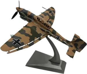 Mini Aircraft Model 1:72 for Junkers JU-87 Fighter Military Missile Bomber Alloy Aircraft Model Collectible Airplane Kit