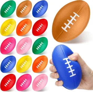 Mini Foam Footballs 4.7 Inch Tiny Soft Sports Stress Small Colorful Toy Football for Boys Girls School Carnival Reward Game Party Bag Gift Fillers
