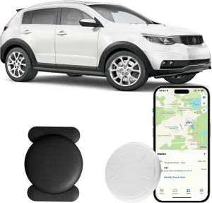 Mini GPS Tracking Devices, 1PCS Tracker Device for Vehicles Work with Find My (iOS Only), Car Tracker Device Hidden with Magnetic Waterproof Case, No Monthly Fee Car GPS Tracker