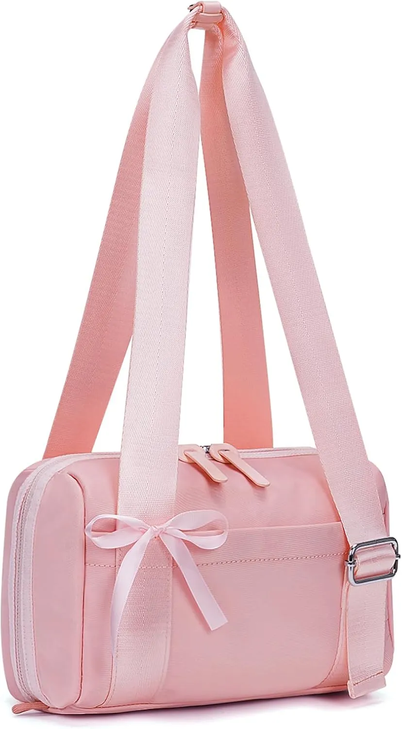 Mini Gym Bag Small Duffle Bags Tote for Women Pink Workout Bag Lightweight for Weekender Travel Sports Yoga Fitness