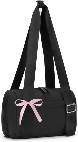 Mini Gym Bag Small Duffle Bags Tote for Women Pink Workout Bag Lightweight for Weekender Travel Sports Yoga Fitness